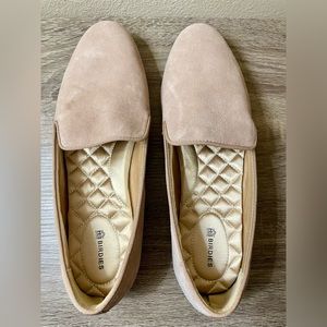 Birdies Size 10 Starling Suede Latte Loafers